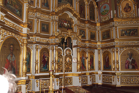 美丽的东正教会教堂 宗教的 仪式 婚礼 旅行 穹顶高清图片