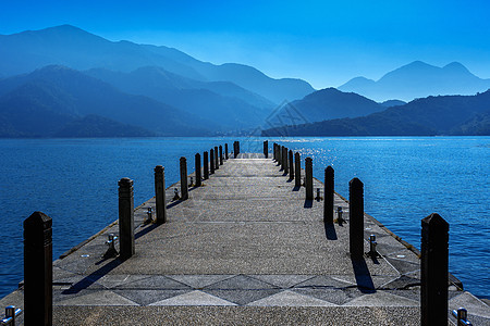 台湾太阳月球湖美丽的风景图片