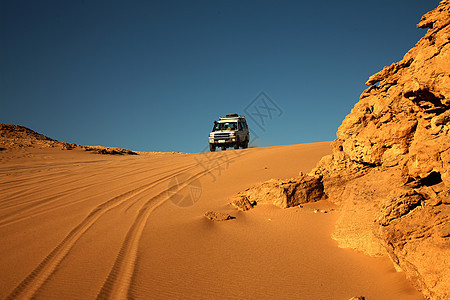 El Gouna附近沙漠景观 太阳 埃及图片