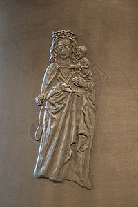 圣玛丽亚在法国圣马洛大教堂新青铜铃 圣马洛图片