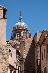 萨拉曼卡新大教堂的圆顶 房子 遗产 罗马式 家 西班牙图片