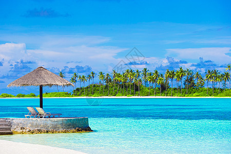印度洋完美理想岛的热带美景 自然 浪漫的 村庄图片