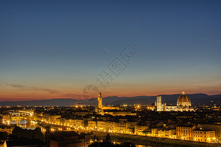 圣诞节夜景Duomo 圣玛丽亚·德尔菲奥尔 天空 旅行背景