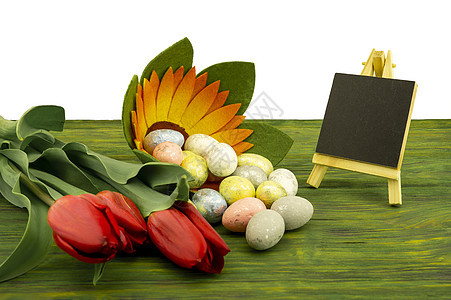 红春郁金和彩蛋 问候语 食物 蓝色的 四月 花的 宗教 春天图片