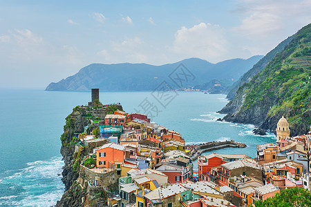 意大利利古里亚锡克地球社Vernazza村图片