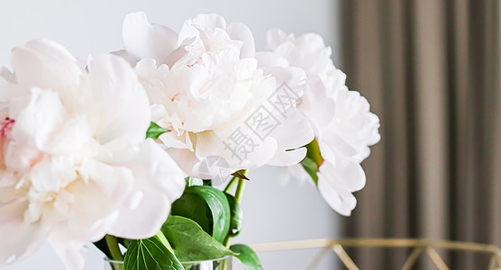 花瓶中鲜花花束 作为家居装饰 豪华室内设计和装饰 程序 极简主义图片
