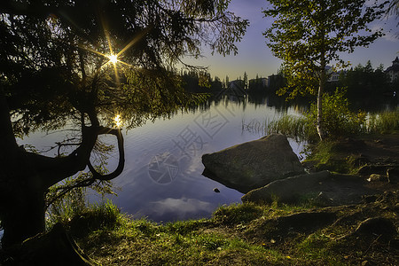 在清晨湖的岸边 斯特尔布斯克普勒索图片