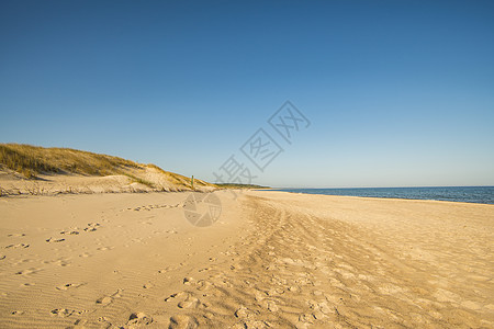 波罗的海孤单的海滩 孤独 假期 白色的 云 夏天 寂寞图片