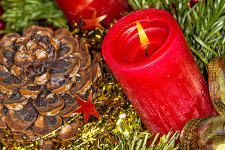 基督复临节 用燃烧的蜡烛 一瞥 庆典 宗教 火焰图片