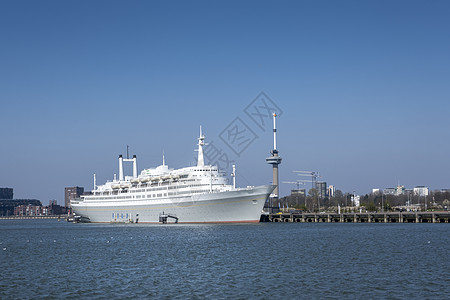 SS 在鹿特丹港的鹿特丹游轮 旅行 天空 衬垫图片