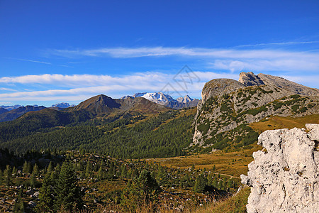 美丽的夏日风景 美妙的阿尔卑斯山和高山 多洛米特 意大利 欧洲 早晨 雄伟图片