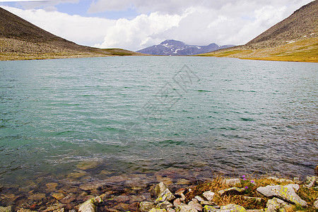 阿尔卑斯山湖地貌 多姿多彩的自然观 格鲁吉亚湖 旅行目的地 夏天 水图片