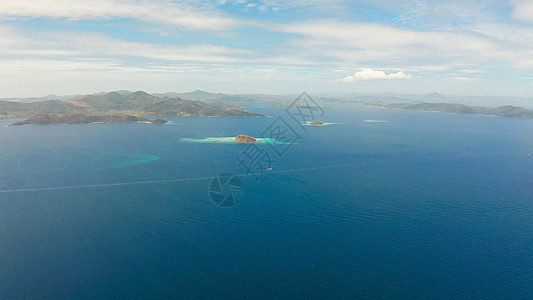 菲律宾Palawan 菲律宾沙滩沙滩热带岛屿 海 天图片