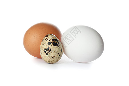 鸡蛋和蛋 白底孤立的鸡蛋和梨蛋图片