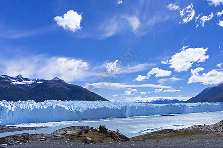 冰川图蓝冰川 湖景图 阿根廷巴塔哥尼亚 南美洲 蓝色地平线 埃尔卡拉法特背景