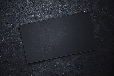 暗石板面背景和阳光阴影的黑名片 豪华品牌平板套牌和模型品牌设计标志性身份设计 礼物 办公室图片