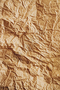 皱巴巴的棕色羊皮纸平面背景豪华品牌平面布局和 mocku 品牌标识设计 身份 假期图片