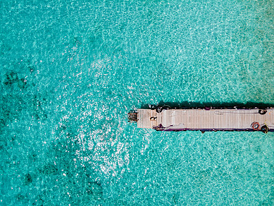 加勒比海的库拉索岛热带岛屿 从空中俯瞰库拉索岛加勒比荷属安的列斯群岛西侧的海滩 旅游 旅行图片