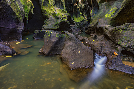 巴厘岛隐藏的峡谷 旅行 印度尼西亚 溪流 国家 旅游 岩石图片