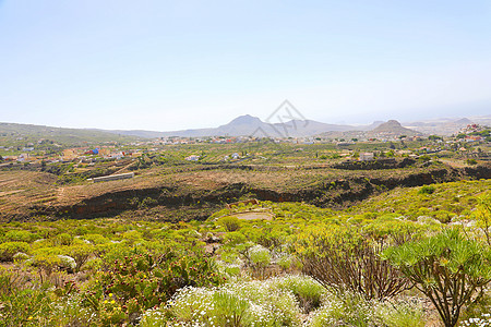 西班牙加那利群岛特纳里费的山脉图片