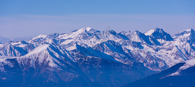 冬冬山 树 首脑 日出 蓝色的 冰 全景 远足 早晨 天空图片