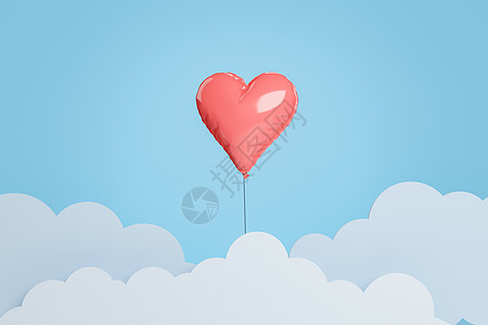 平云间心形气球的背景背景Name 浪漫 有创造力的图片