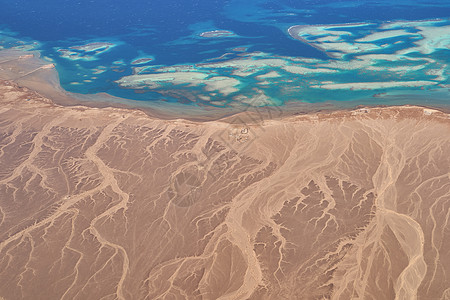 埃及Hurghada以北苏伊士湾南部红海沿岸的红海岸 旅游 空气图片