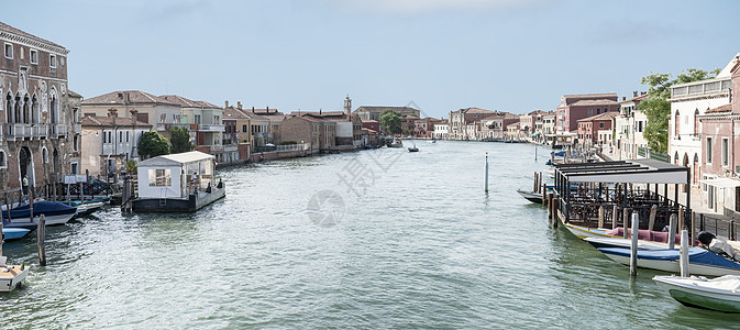 穆拉诺的Cannaleggio运河 威尼托 下沉图片