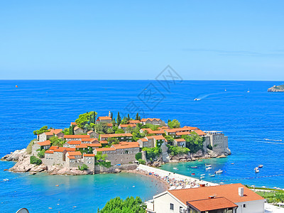 黑山小岛和度假胜地 巴尔干 亚得里亚海 欧洲 美貌世界 奢华 天图片