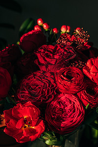 明亮的红花花束 春天 展示 妇女节 热情 玫瑰 新娘图片