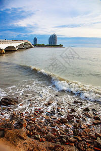 中国海南三亚现代建筑旅馆展望组织 港口 海岸图片