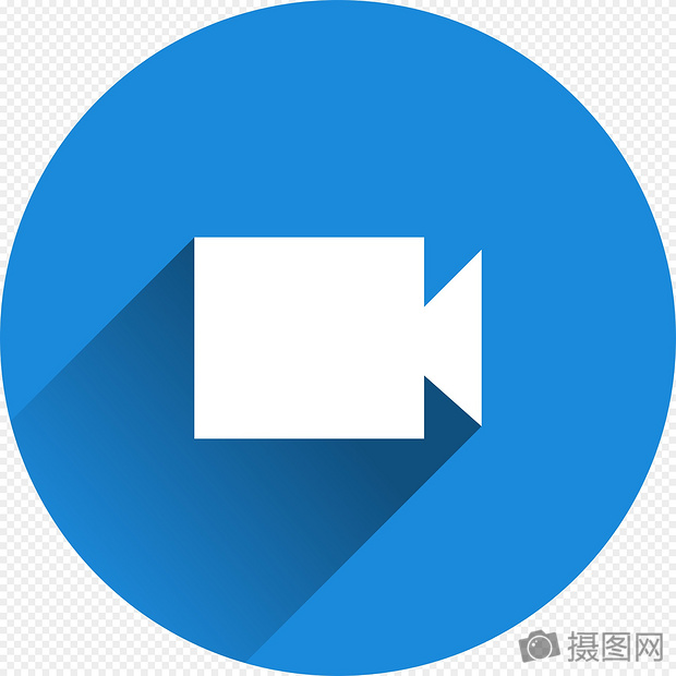 白色录像标志