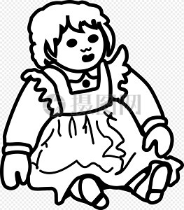 简笔画布娃娃图片_简笔画布娃娃素材_简笔画