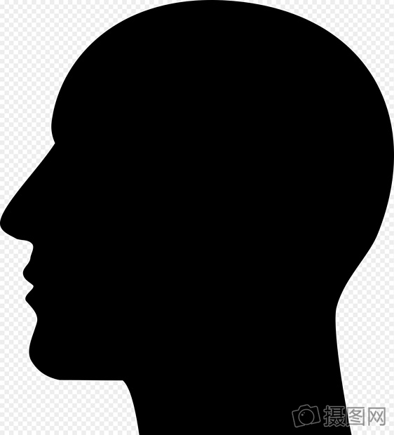 黑色的头像侧脸摄影图片照片免费下载,正版图片编号