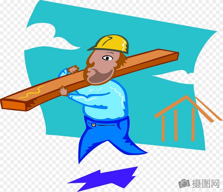 搬运木头的工人