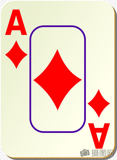 扑克牌方块A图片素材_免费下载_svg图片格式