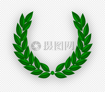 绿色和平的麦穗高清图片