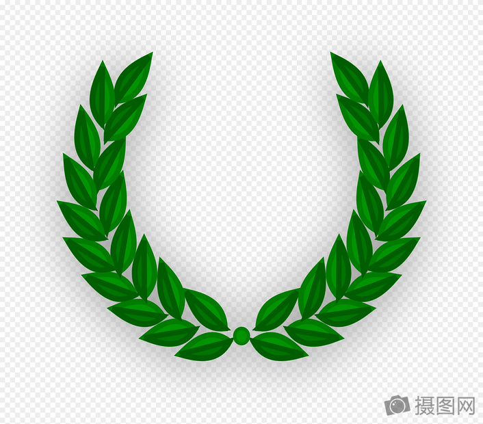 绿色和平的麦穗元素素材svg格式_设计素材免费下载