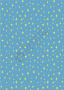 国外卡通星星矢量星星填充AI背景背景图片