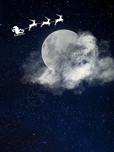 麋鹿圣诞节海报背景图片