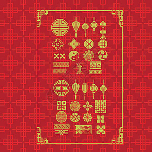 中国风装饰素材背景图片