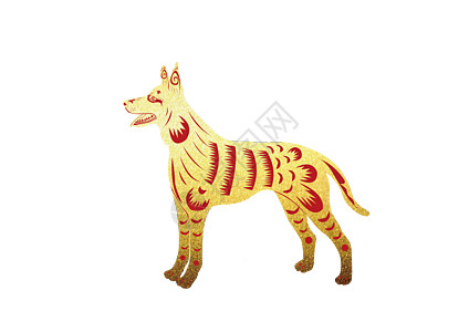 动物雕刻图案插画