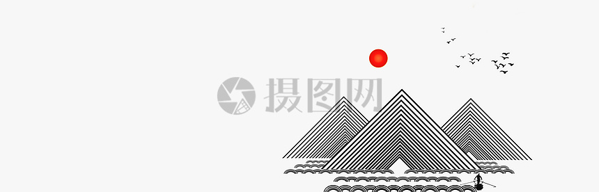 线条中国风背景素材图片