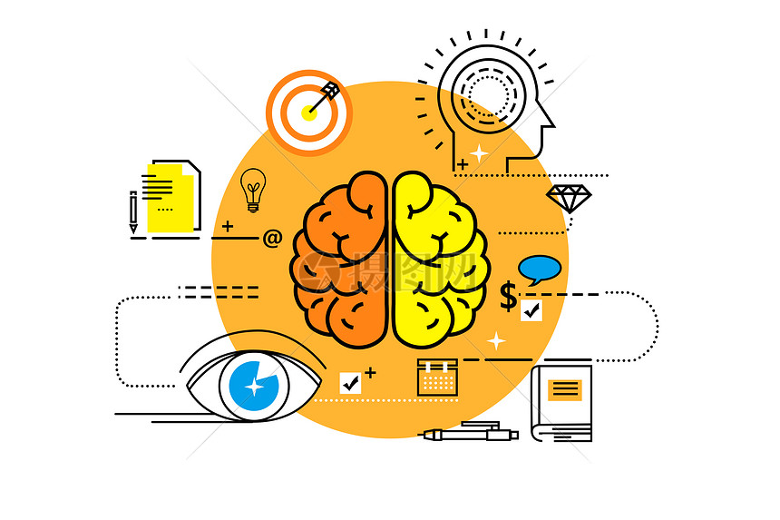大脑学习素材图片