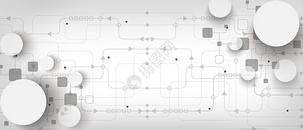 灰色抽象几何科技背景图片