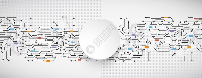科技线条抽象背景图片
