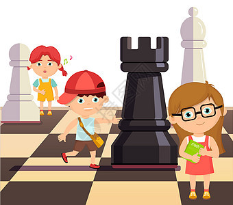 报名国际象棋背景图片
