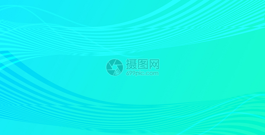 商务科技炫彩蓝绿渐变科技背景