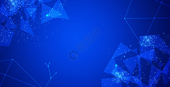 蓝色星空科技背景背景图片