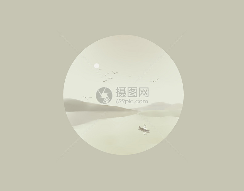 水墨中国风素材图片
